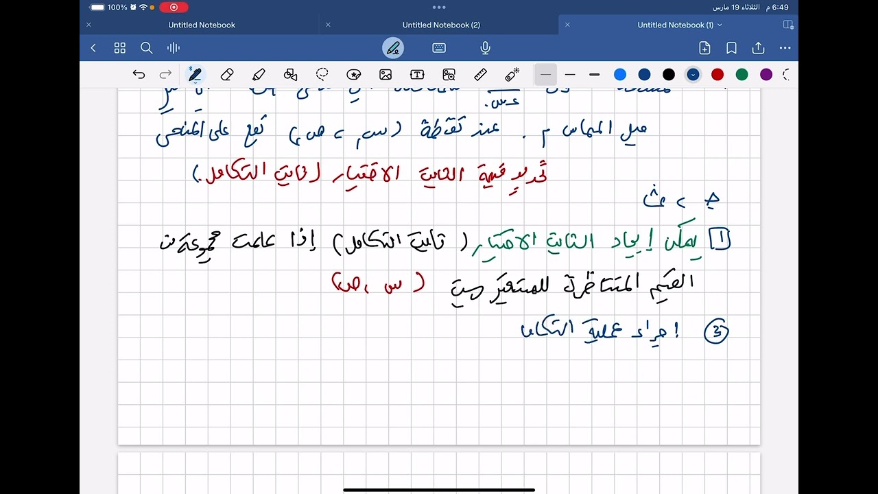 تحديد ثابث الاختياريالتفسير الهندسي م. عبدالله الجعكي