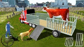 Real Tractor Farm Animal Truck Driving Transport Simulator - Best Android GamePlay screenshot 4