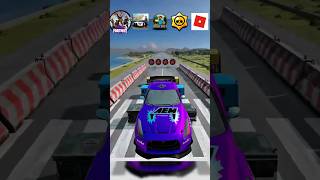 🔥Roblox vs Brawl Stars vs Jump Challenge!🏆 №3 #beamngdrive #cars #games #roblox #jamp