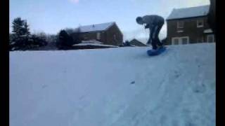 Epic sledging fail number 2