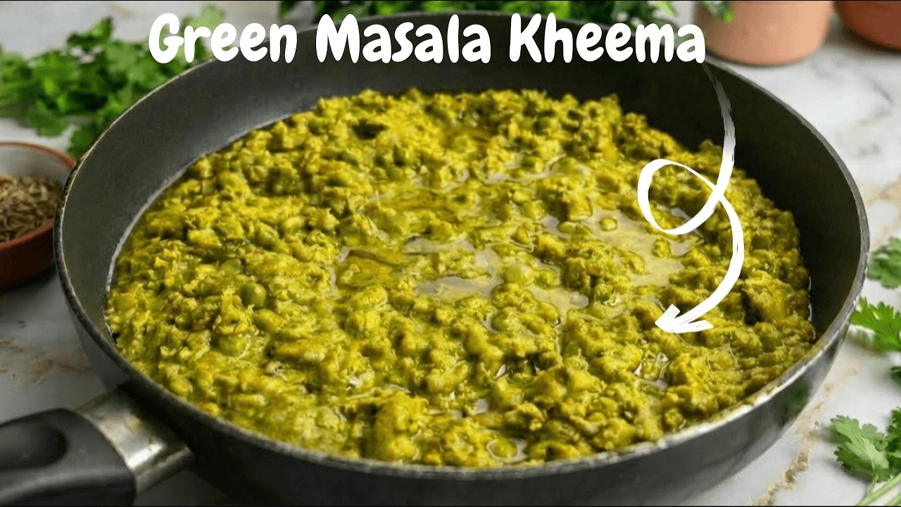 Mumbai Style Green Masala Kheema | Chicken Kheema Recipe | Irani Style #food