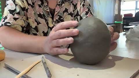 Lidded Container Hollow Pinch Pot Form