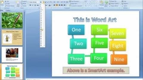 PowerPoint 2007 Overview for Beginners part 1