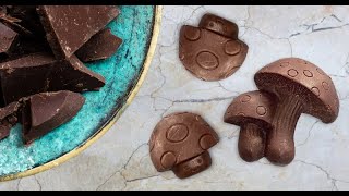 Making Chocolate Mushrooms! Recipe With Superfood Ingredients