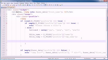 PHP Tutorials  Register & Login Part 23  Profile Image Upload Part 2