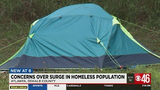 Concerns on the rise over surge in homeless population in Atlanta