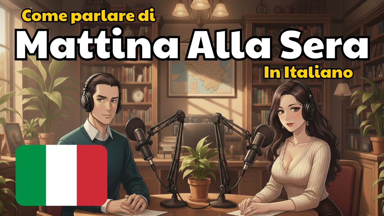 Parla Italiano della Tua Routine dalla Mattina alla Sera | Pratica di Conversazione per Principianti