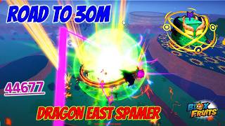 Road To 30M Bounty First Time Pvp With Dragon East In Blox Fruits