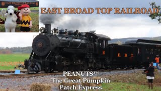 East Broad Top Railroad PEANUTS™ The Great Pumpkin Patch Express