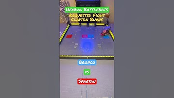 🐎Requested Fight🟤  Bronco vs Spartan  #hexbugbattlebots #hexbugvideos #battlebots #channel