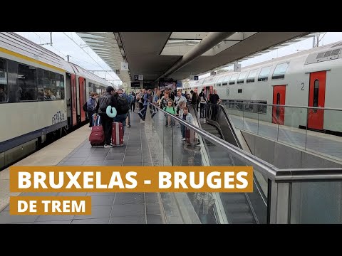 Vídeo: Como ir de Bruxelas a Bruges