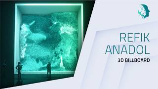 Immersive Data Sculpture | Art Installation | Touchdesigner Particles | Refik Anadol | 3D Billboard