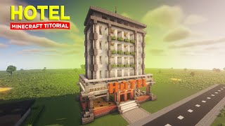 Hotel in minecraft - Tutorial build