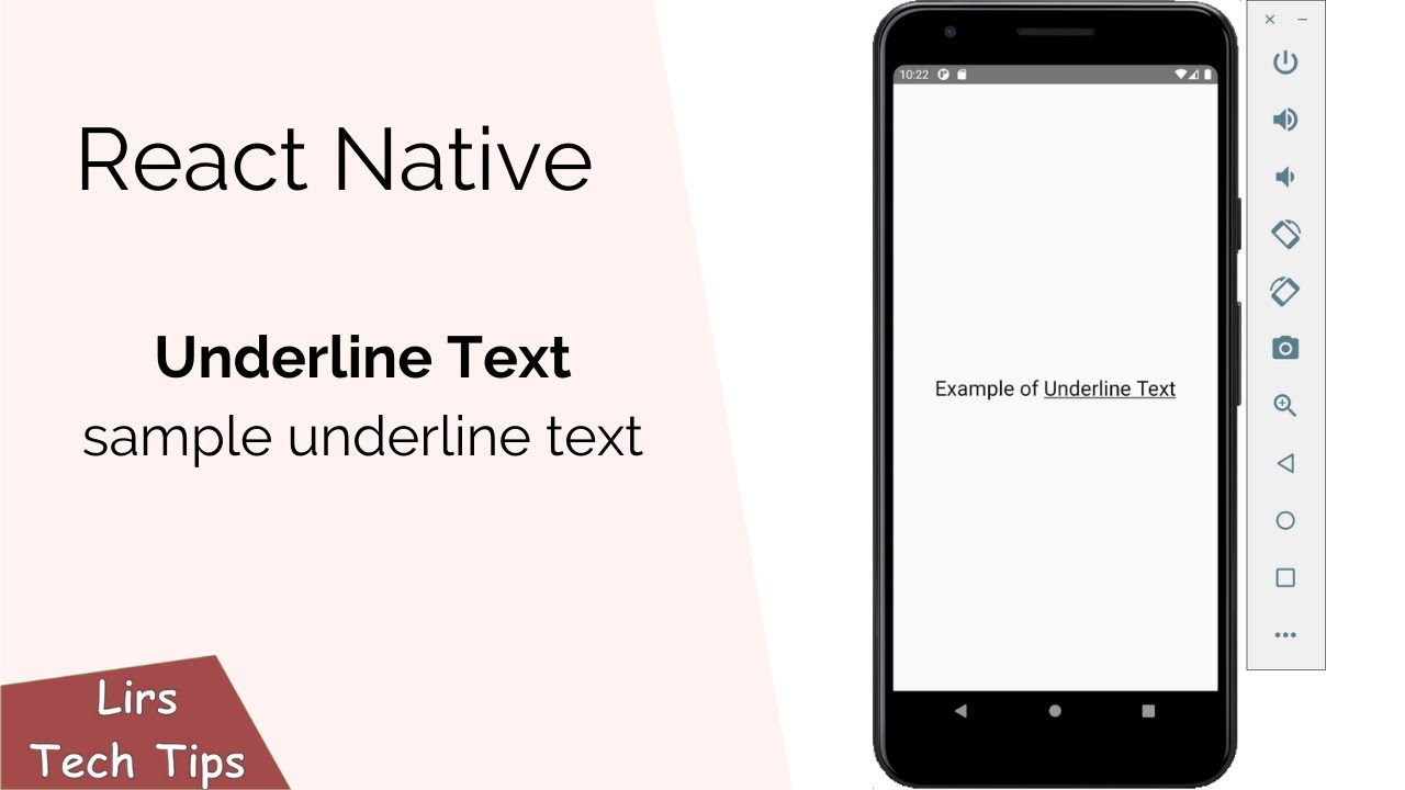 React Native Text Underline