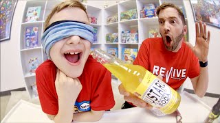 FATHER SON WEIRD DRINK TEST!