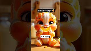 Baby Tinny Orange 🍊 #shorts #shortvideo #aistory