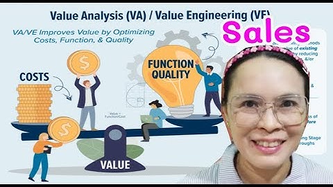 Sales กับ VA/VE Value Analysis&Value Engineering 😁พี่เอ็กซ์ตร้า