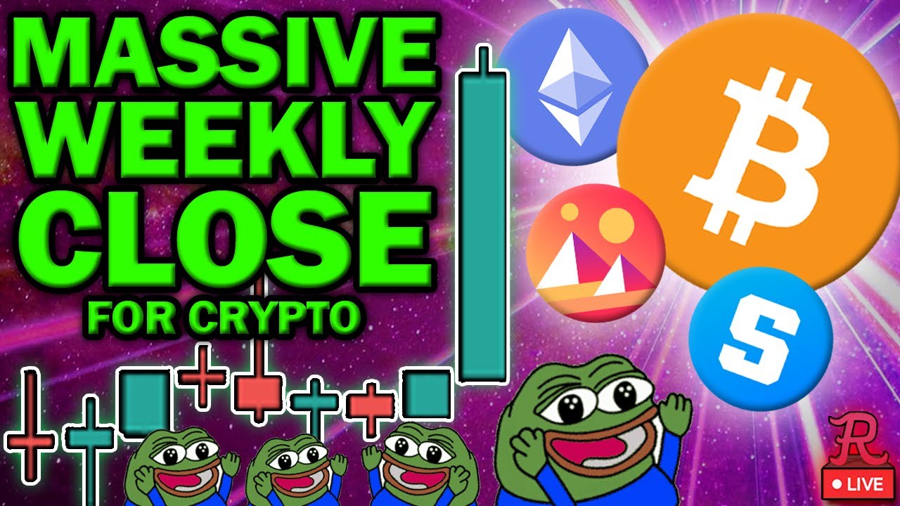 Bitcoin LIVE BTC WEEKLY BREAKOUT! WEEKLY CANDLE CLOSE YouTube