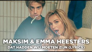 Maksim & Emma Heesters - Dat Hadden Wij Moeten Zijn chords