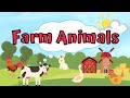 Different farm animals  of farm animals  vocabulary for kids