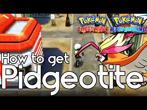 Como Chegar Pidgeotite - Pokemon Omega Ruby e Sapphire Alpha - Pokemon ORAS Como