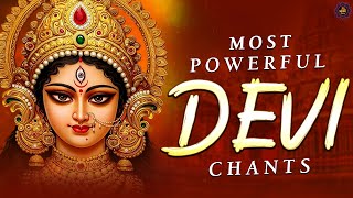 Most Powerful DEVI CHANTS for NAVRATRI and DURGA PUJA in DIVINE VOICES by MEDITATIVE INDIA
