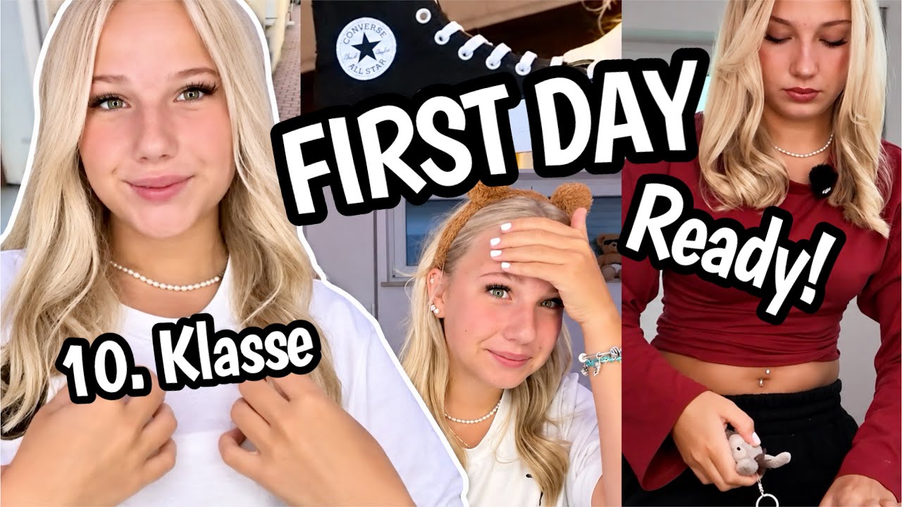 GETTING READY FOR THE FIRST DAY OF SCHOOL 🎀 Neue Haare, neue Outfits & Vorbereitung