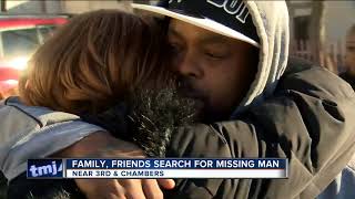 Family and friends rally together to search for missing MKE man