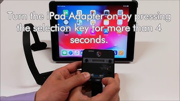 Getting started with iPad adapter and Quha Zono