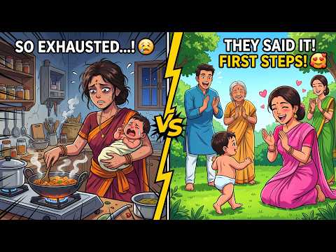 Mother in Law Changes Her Heart  Heartwarming Family Drama & Cute Baby  Hind Kahaniya #Animationekml