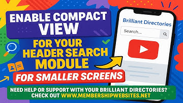 Enable Compact View For Header Search On Your Brilliant Directories Website On Mobiles