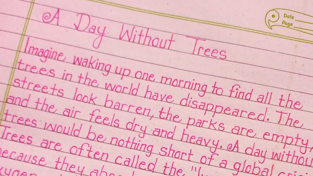 A Day Without Trees Paragraph || A Day Without Trees – Impact and Importance Explained in 300 Words
