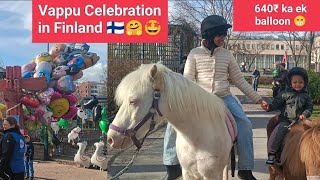 Vappu Celebration in Finland 🇫🇮😍May Day Celebration 🎊 First May| Finnish Culture| Pony /Horse Rides|