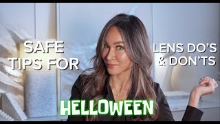 Lens Do's & Dont's: Safe Tips for Halloween Contacts and Tutorial