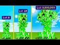 minecraft, but creepers are 9,999,999x stronger