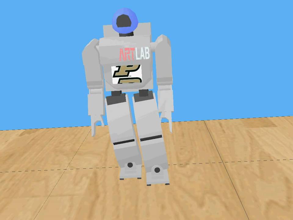 Walking pattern generation based on COM (Static)