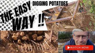 Homemade 3 Point Potato Digger  PART 2  Final Results Digging Taters the easy way!!!