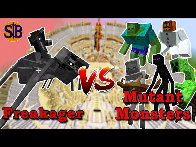 Sculk Enderman(Sculk Horde) vs Mutant Monsters