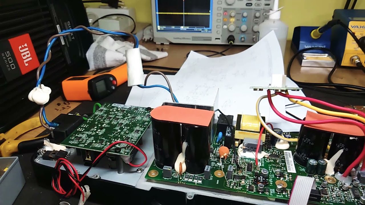 Dica conserto fonte caixa JBL EON 500 Séries (510/512/515XT) - YouTube