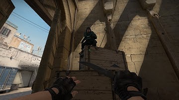 CSGO Tutorial. Easy Self-boost On Top Of Long Doors Boxes