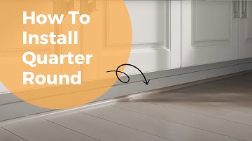 How To Install Quarter Round || Flooring Installation Tips || Luxury Vinyl Flooring