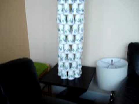Cup Tower 1 - YouTube
