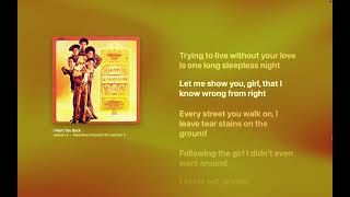 The Jackson 5 - I Want You Back Lyrics