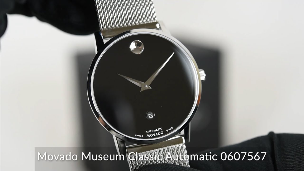 Movado Museum Classic Automatic 0607567 - YouTube
