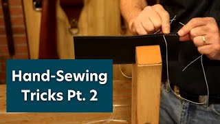 The Leather Element: Hand-Sewing Tricks Pt. 2