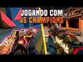 Jogando com TODAS as SKINS do CHAMPIONS // LIVE de Gameplay de VALORANT