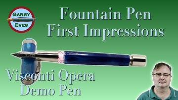 Trying the Visconti Opera Demo Fountain Pen for the First Time – Here’s What I Think