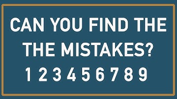 CAN YOU FIND THE MISTAKES? I CAN PLAY WITH YOUR MIND | Quiz | BRAIN EXERCISE