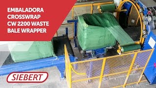 Embaladora Crosswrap CW 2200 WASTE BALE WRAPPER - Apresentação do equipamento