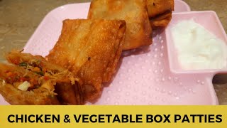 Chicken Vegetable Box Patties | Crispy Box Patties by Shine & Dine Kitchen